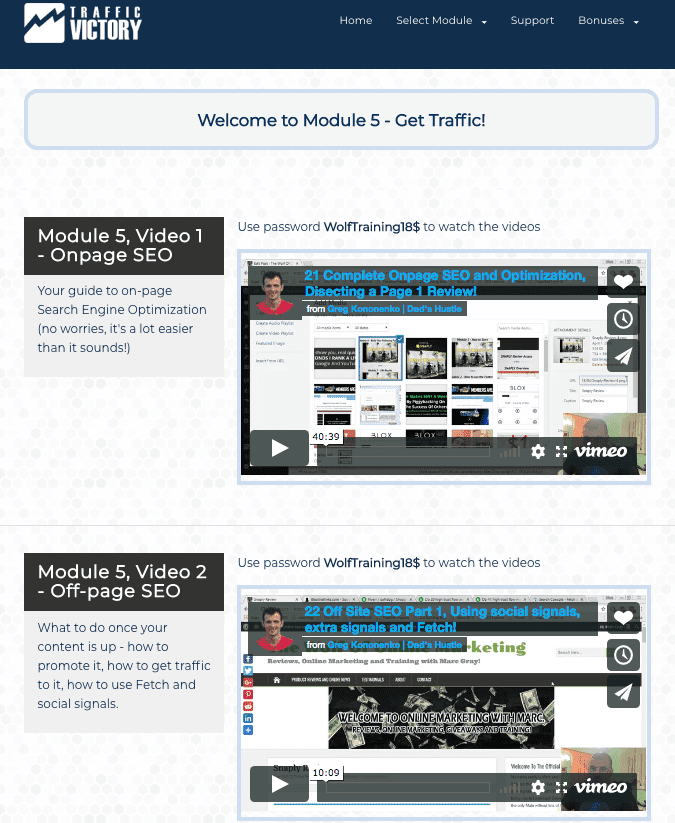 Traffic Victory Review