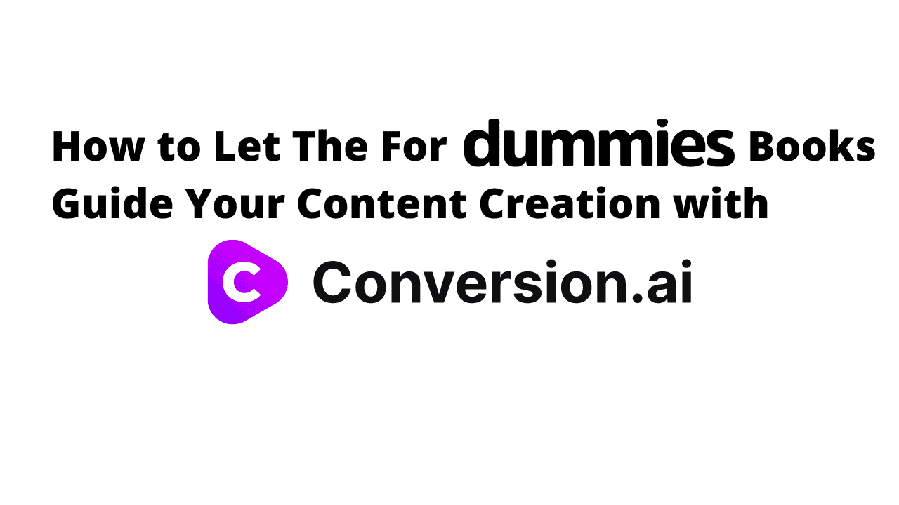 How to Let The Dummies Books Guide Your Content Creation with Jarvis AI