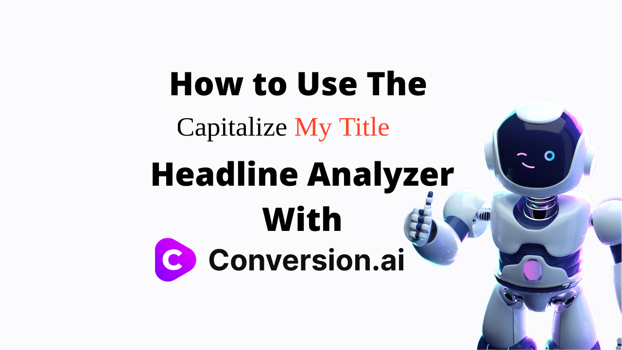 How to Use the Capitalize My Title Headline Analyzer with Jarvis AI