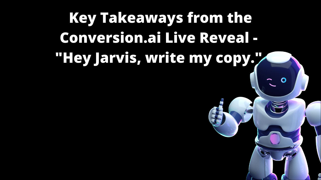 Jarvis AI Live Reveal – Hey Jarvis, write my copy.